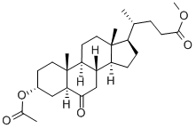 3-ALPHA-HYDROXY-6-OXO-5-ALPHA-CHOLAN-24-OIC ACID METHYL ESTER 3-ACETATE CAS#: 2616-79-7