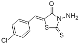 3-AMINO-5-[1-(4-CHLORO-PHENYL)-METH-(Z)-YLIDENE]-2-THIOXO-THIAZOLIDIN-4-ONE CAS#: 17521-20-9