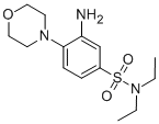 3-AMINO-N,N-DIETHYL-4-MORPHOLIN-4-YL-BENZENESULFONAMIDE CAS#: 22745-68-2