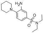 3-AMINO-N,N-DIETHYL-4-PIPERIDIN-1-YL-BENZENESULFONAMIDE CAS#: 22745-63-7
