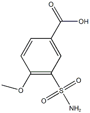 3-(AMINOSULFONYL)-4-METHOXYBENZOIC ACID CAS#: 20532-06-3