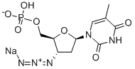 3'-AZIDO-2',3'-DIDEOXY-THYMIDINE-5'-MONOPHOSPHATE, SODIUM SALT CAS#: 29706-85-2