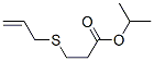 3-(Allylthio)propionic acid isopropyl ester CAS#: 24383-04-8