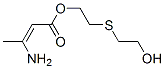 3-Amino-2-butenoic acid 2-(2-hydroxyethylthio)ethyl ester CAS#: 14666-85-4