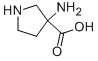 3-Aminopyrrolidine-3-carboxylic acid CAS#: 80546-88-9