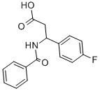 3-BENZOYLAMINO-3-(4-FLUORO-PHENYL)-PROPIONIC ACID CAS#: 1647-94-5