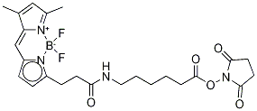 3-BODIPY-PROPANOYLAMINOCAPROIC ACID, N-HYDROXYSUCCINIMIDE ESTER CAS#: 217190-09-5