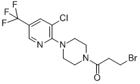 3-BROMO-1-(4-[3-CHLORO-5-(TRIFLUOROMETHYL)PYRIDIN-2-YL]PIPERAZINO)PROPAN-1-ONE CAS#: 260554-80-1