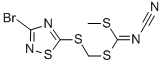 [(3-BROMO-1,2,4-THIADIAZOL-5-YLTHIO)METHYL] METHYLCYANOCARBONIMIDODITHIOATE CAS#: 109305-67-1