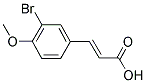 3-BROMO-4-METHOXYCINNAMIC ACID CAS#: 1080-07-5