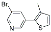 3-BROMO-5-(3-METHYLTHIOPHEN-2-YL)PYRIDINE CAS#: 286007-27-0
