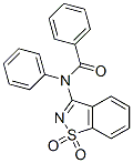 3-(Benzoylphenylamino)-1,2-benzisothiazole 1,1-dioxide CAS#: 21387-30-4