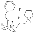 3-Benzyl-1-(3-(1-methylpyrrolidinio)propyl)quinuclidinium, diiodide CAS#: 19653-53-3