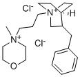 3-Benzyl-1-(3-(4-methylmorpholinio)propyl)quinuclidinium, dichloride CAS#: 19869-65-9