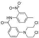 3-[Bis(2-chloroethyl)amino]-4'-methyl-2'-nitrobenzanilide CAS#: 24813-04-5