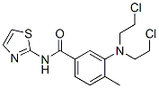 3-[Bis(2-chloroethyl)amino]-4-methyl-N-(2-thiazolyl)benzamide CAS#: 21447-40-5