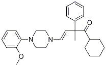 3-Buten-1-one, 1-cyclohexyl-4-[4-(2-Methoxyphenyl)-1-piperazinyl]-2-Methyl-2-phenyl- CAS#: 228419-08-7