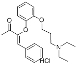 3-Buten-2-one, 3-(2-(3-(diethylamino)propoxy)phenoxy)-4-phenyl-, hydro chloride, (Z)- CAS#: 106064-08-8