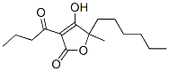 3-Butyryl-5-hexyl-4-hydroxy-5-methyl-2(5H)-furanone CAS#: 21494-12-2