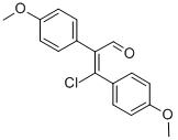 3-CHLORO-2,3-BIS(4-METHOXYPHENYL)ACRYLALDEHYDE CAS#: 19881-70-0