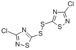 3-CHLORO-5-[2-(3-CHLORO-1,2,4-THIADIAZOL-5-YL)DISULFANYL]-1,2,4-THIADIAZOLE CAS#: 26542-77-8
