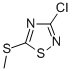 3-CHLORO-5-METHYLTHIO-1,2,4-THIADIAZOLE CAS#: 10191-90-9