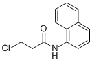 3-CHLORO-N-1-NAPHTHYLPROPANAMIDE CAS#: 22302-59-6