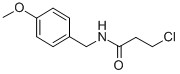 3-CHLORO-N-(4-METHOXY-BENZYL)-PROPIONAMIDE CAS#: 2364-76-3