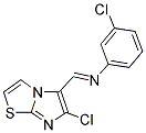 3-CHLORO-N-[(6-CHLOROIMIDAZO[2,1-B][1,3]THIAZOL-5-YL)METHYLENE]ANILINE CAS#: 241132-45-6