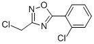 3-(CHLOROMETHYL)-5-(2-CHLOROPHENYL)-1,2,4-OXADIAZOLE CAS#: 110704-33-1