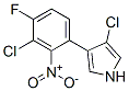 3-Chloro-4-(3-chloro-4-fluoro-2-nitrophenyl)-1H-pyrrole CAS#: 17307-19-6