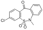 3-Chloro-6-methyl-dibenzo[c,f][1,2]thiazepin-11(6H)-one 5,5-dioxide CAS#: 26638-53-9