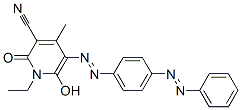 3-Cyano-1-ethyl-6-hydroxy-4-methyl-5-[4-(phenylazo)phenylazo]-2-pyridone CAS#: 111362-68-6