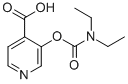 3-([(DIETHYLAMINO)CARBONYL]OXY)-4-PYRIDINECARBOXYLIC ACID CAS#: 215364-83-3