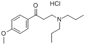 3-(DIPROPYLAMINO)-1-(4-METHOXYPHENYL)PROPAN-1-ONE HYDROCHLORIDE CAS#: 101450-00-4