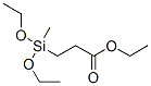 3-[Diethoxy(methyl)silyl]propionic acid ethyl ester CAS#: 17963-09-6