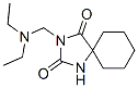 3-[(Diethylamino)methyl]-1,3-diazaspiro[4.5]decane-2,4-dione CAS#: 15089-99-3