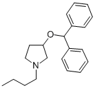 3-(Diphenylmethoxy)-1-butylpyrrolidine CAS#: 102372-32-7