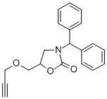 3-(Diphenylmethyl)-5-[(2-propynyloxy)methyl]-2-oxazolidinone CAS#: 23598-58-5