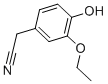3-ETHOXY-4-HYDROXYPHENYLACETONITRILE CAS#: 205748-01-2