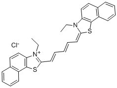 3-ETHYL-2-[5-(3-ETHYL-3H-NAPHTHO[2,1-D]THIAZOL-2-YLIDENE)-PENTA-1,3-DIENYL]-NAPHTHO[2,1-D]THIAZOLIUM CHLORIDE CAS#: 26190-44-3