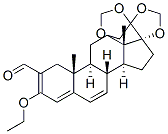 3-Ethoxy-17,20:20,21-bis(methylenebisoxy)pregna-2,4,6-triene-2-carbaldehyde CAS#: 19669-94-4