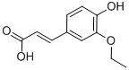 3-Ethoxy-4-hydroxycinnamicacid CAS#: 16555-66-1