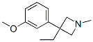 3-Ethyl-3-(m-methoxyphenyl)-1-methylazetidine CAS#: 19832-31-6