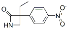 3-Ethyl-3-(p-nitrophenyl)azetidin-2-one CAS#: 19038-39-2