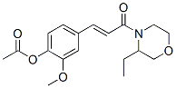 3-Ethyl-4-(4-acetoxy-3-methoxycinnamoyl)morpholine CAS#: 19856-74-7