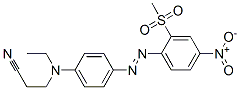 3-[Ethyl[4-[[2-(methylsulfonyl)-4-nitrophenyl]azo]phenyl]amino]propanenitrile CAS#: 26215-07-6