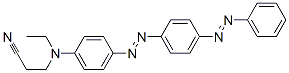 3-[Ethyl[4-[[4-(phenylazo)phenyl]azo]phenyl]amino]propionitrile CAS#: 101509-81-3