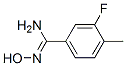 3-FLUORO-4-METHYLBENZAMIDE OXIME CAS#: 238742-80-8