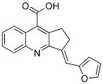 3-FURAN-2-YLMETHYLENE-2,3-DIHYDRO-1H-CYCLOPENTA[B]QUINOLINE-9-CARBOXYLIC ACID CAS#: 22311-77-9